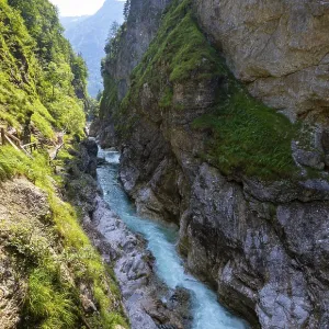 Climbing facility in the Lammerklamm