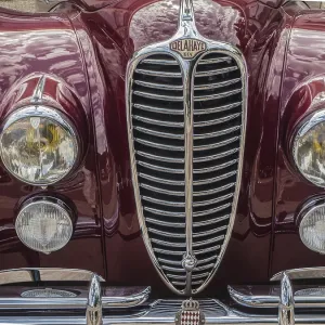 Close-up, Delahaye radiator grille Close-up, Delahaye radiator grille