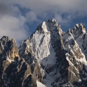 Close-up of mountain peaks of the Sesto Dolomites Close-up of mountain peaks of the Sesto Dolomites