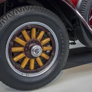 Close-up of vintage automobile