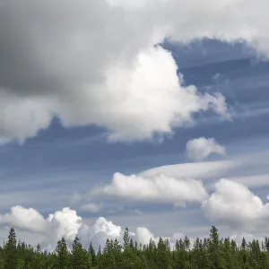 Cloudy Sky Print, Gällivare, Lapland Sweden Cloudy Sky Print, Gällivare, Lapland Sweden
