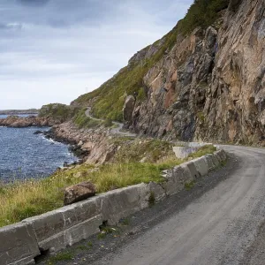 Coastal road on Langoya, Vesteralen Coastal road on Langoya, Vesteralen