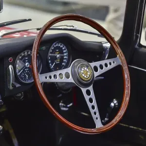 Detail Cockpit Jaguar E-Type, Series 1