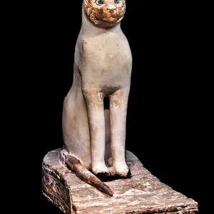 Coffin for a cat mummy, from the exhibition: Ramses the Great and the Gold of the Pharaohs Coffin for a cat mummy, from the exhibition: Ramses the Great and the Gold of the Pharaohs