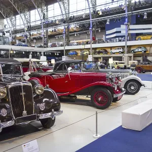 Collection of classic cars, antique vehicles and oldtimers at Autoworld