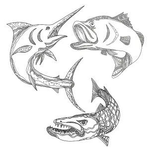 A collection of doodle art illustrations that includes the following A collection of doodle art illustrations that includes the following
