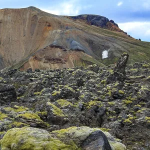Colored mountains and thermal springs of Landmannalaugar Colored mountains and thermal springs of Landmannalaugar