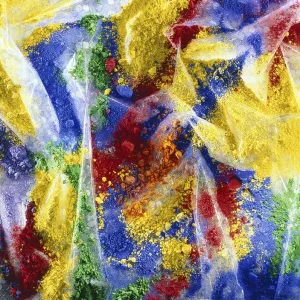 Colour pigments, colour powder