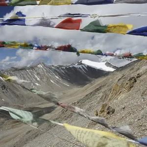 Colourful Prayer Flags Print, Ladakh Himalayas