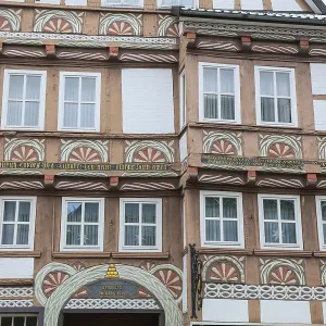 16th Century Half-Timbered House Print, Niedernstraße, Germany
