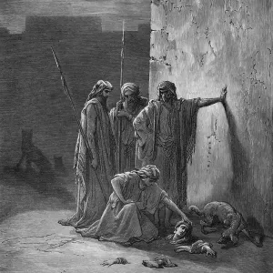 The comrades of Jehus find Jezebel's remains