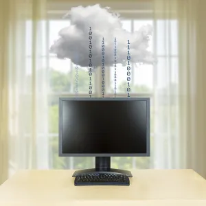Cloud Computing Desktop Print - Relaxed Workspace