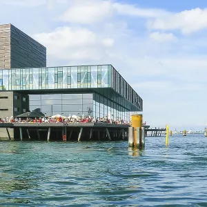 El Teatro Real Danés, ubicado en el barrio de Frederiksstaden en el centro de la ciudad.