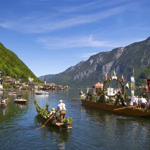Corpus Christi Procession at Lake Hallstatt Corpus Christi Procession at Lake Hallstatt
