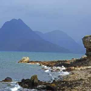 Cuillin Hills, view from fishing village Elgol