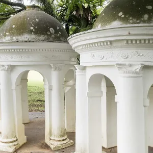 The Cupolas - historical colonial architecture in Fort Canning park in Singapore
