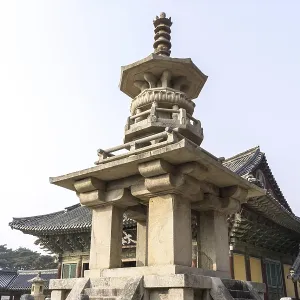 Dabotap pagoda in bulguksa temple in gyeongju