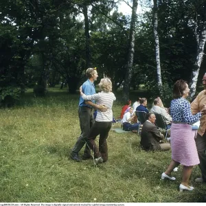 Dancing in the 1970s Summer Print, Kristoffersson, 1972