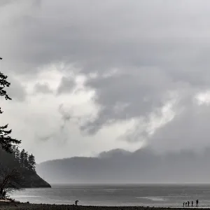 Dark, Moody Beach Print: Lower Mainland, British Columbia