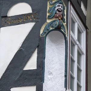 Decoration on half-timbered house