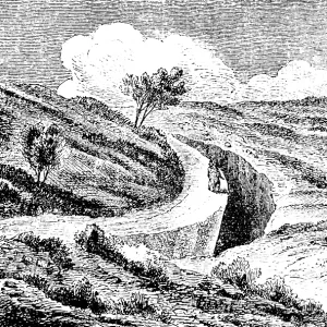 Deep crevices formed in the earthquake of 1783 near Monte Sant'Angelo Deep crevices formed in the earthquake of 1783 near Monte Sant'Angelo