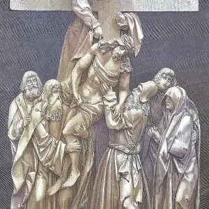 The Deposition of Christ from the Cross is the scene depicted in art from the Gospels reports in which Joseph of The Deposition of Christ from the Cross is the scene depicted in art from the Gospels reports in which Joseph of