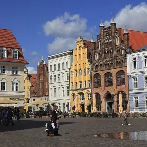 Der Alte Markt (Nordseite) Print, Stralsund, Germany Der Alte Markt (Nordseite) Print, Stralsund, Germany