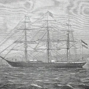 Der groBte Dreimaster Norddeutschlands