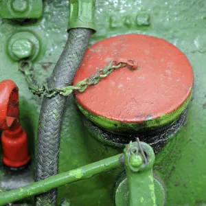 Detail, vintage car, old, veteran