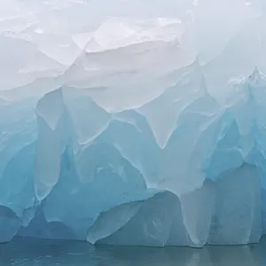 Detailed view of the ice, Monacobreen glacier