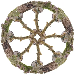 Dharmachakra - Sky Wheel- oldest known Buddhist of infinite perfection and destiny symbol Dharmachakra - Sky Wheel- oldest known Buddhist of infinite perfection and destiny symbol