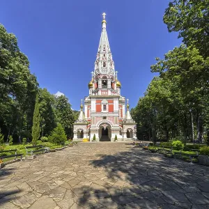 Die russische Kirche am FuBe des Shipka Die russische Kirche am FuBe des Shipka