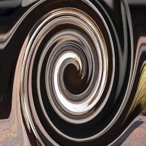 Digital alienation of a classic car Digital alienation of a classic car