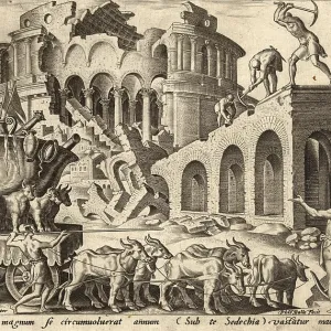 From The Disasters of The Jewish People: The Chaldeans carry away the temple treasures