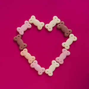 Dog snacks heart shape Dog snacks heart shape