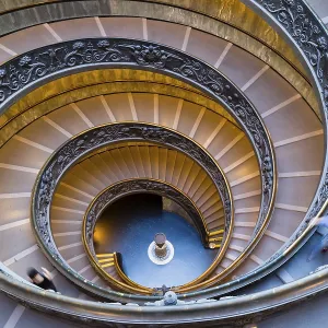 Double Spiral stairs by Giuseppe Momo in 1932