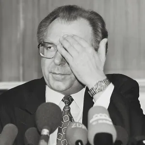 Lothar Späth Resignation Print, Stuttgart, Germany 1982