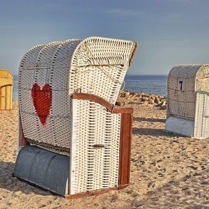 Drei Strandkorbe, Dahme seaside resort
