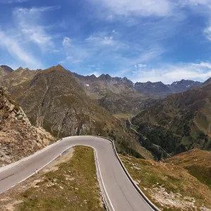 Drone shot, Timmelsjoch High Alpine Road Drone shot, Timmelsjoch High Alpine Road