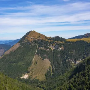 Drone shot, view over the Postalm with Wieslerhorn