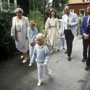 Drottning Silvia med Prins Carl Philip Drottning Silvia med Prins Carl Philip