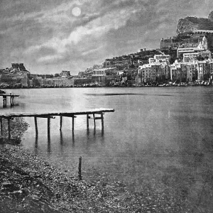 Early autotype of Portovenere, 1884 Print Early autotype of Portovenere, 1884 Print