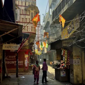 Early morning in the alleys of Amritsar