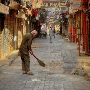 Early morning in the alleys of Amritsar