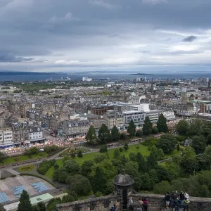 Edinburgh Cityscape Print, Firth of Forth View