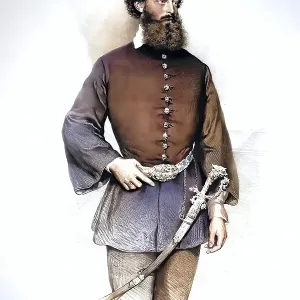 Edmund Zichy (1811-1894), Count of Zich and Vasonykeoe, founder of the Oriental Museum in Vienna, patron of art and culture, Historical, digitally restored reproduction from a 19th century original, Record date not stated Edmund Zichy (1811-1894), Count of Zich and Vasonykeoe, founder of the Oriental Museum in Vienna, patron of art and culture, Historical, digitally restored reproduction from a 19th century original, Record date not stated