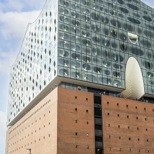Elbphilharmonie concert hall and modern architecture in Hamburg Elbphilharmonie concert hall and modern architecture in Hamburg