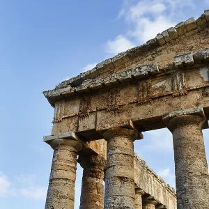 Elymian Doric Temple, Ruins, Ancient City of Segesta
