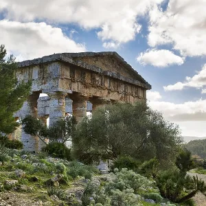 Elymian Doric Temple, Ruins, Ancient City of Segesta