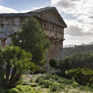 Elymian Doric Temple, Ruins, Ancient City of Segesta
